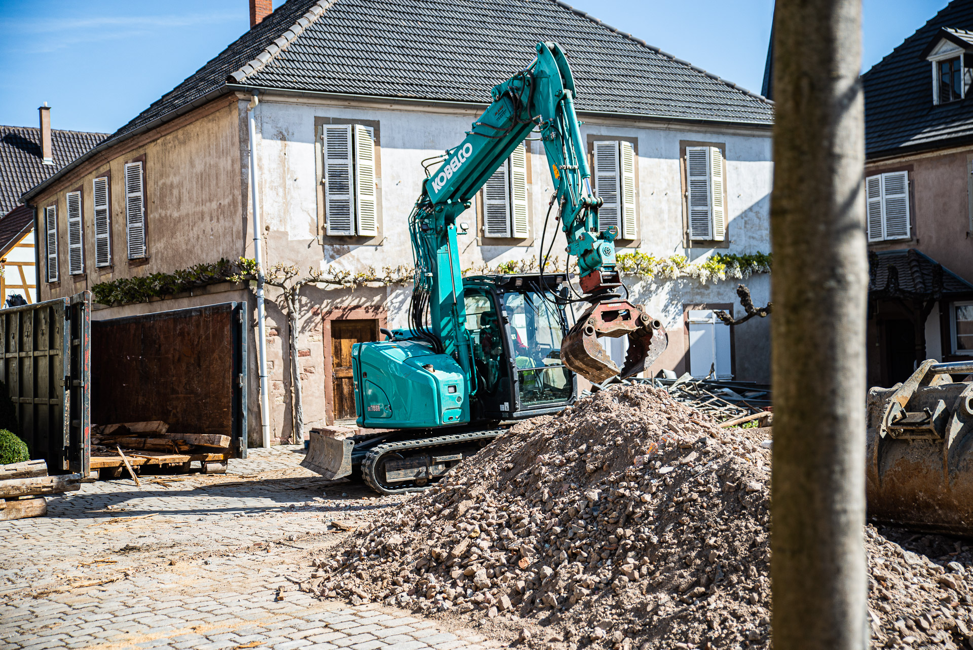 terrassement à Obernai